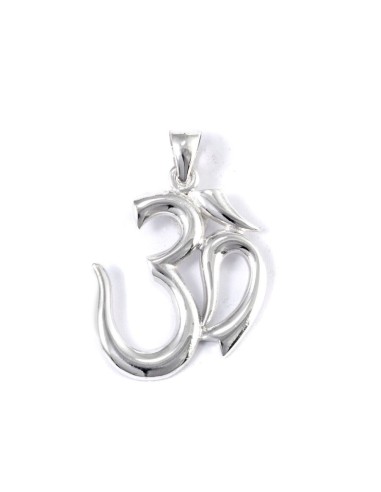Pendentif grand OM - Silver Jewellery - Boutique Nirvana