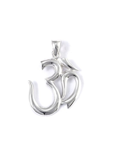 Pendentif grand OM - Silver Jewellery - Boutique Nirvana