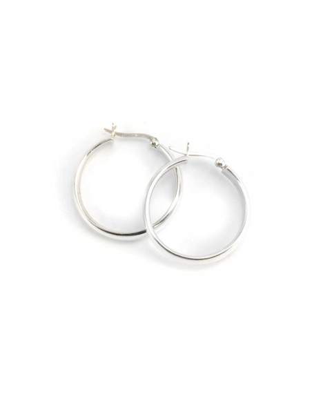 Créoles Ø 3,5 cm - BIJOUX ARGENT -