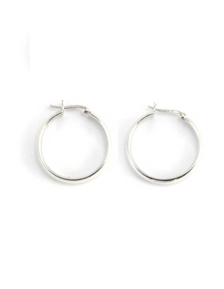 Créoles Ø 3,5 cm - BIJOUX ARGENT -