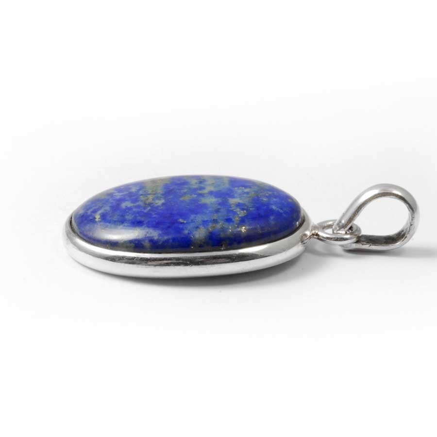 Beautiful Oval Cabochon Stone Pendant - Silver Jewellery - Boutique Nirvana