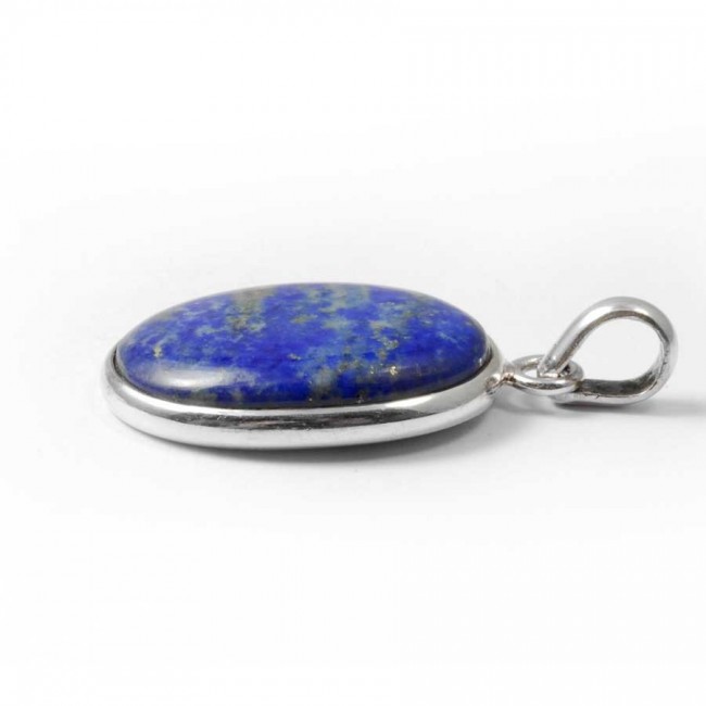 Beautiful Oval Cabochon Stone Pendant - Silver Jewellery - Boutique Nirvana