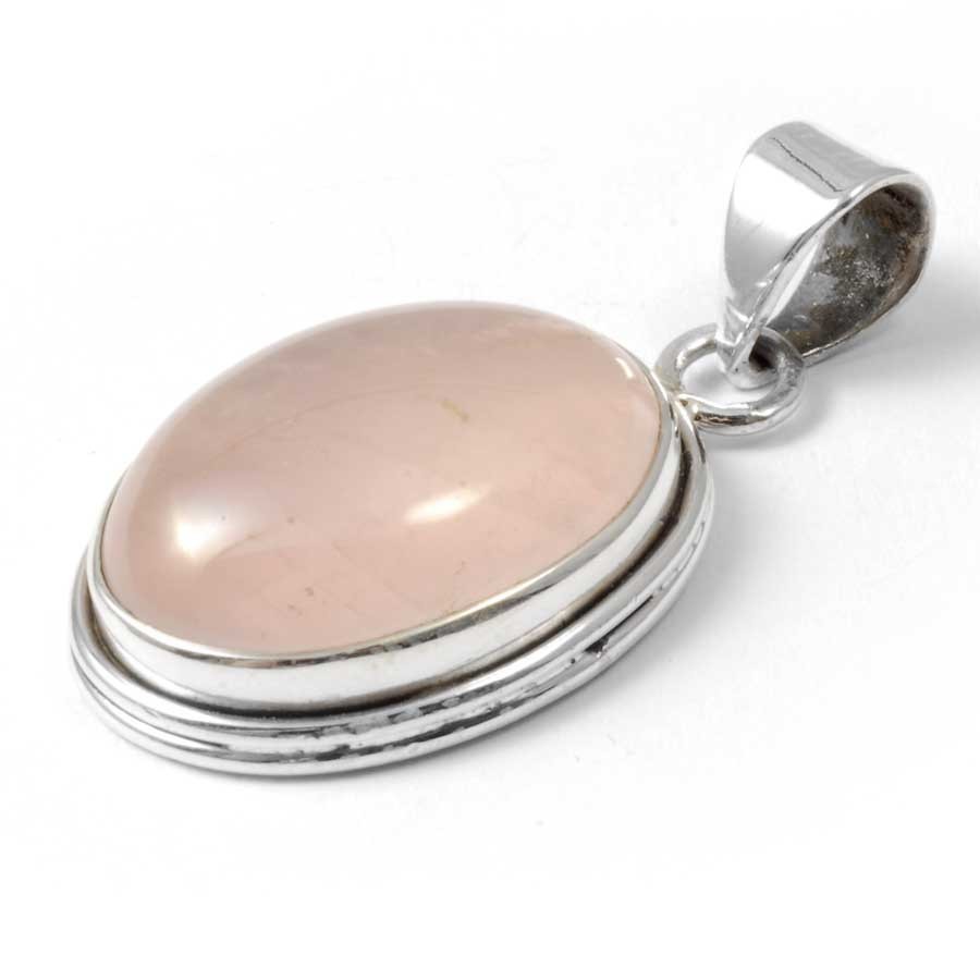 Pendentif argent pierre ovale Jaisalmer - BIJOUX ARGENT - Boutique Nirvana