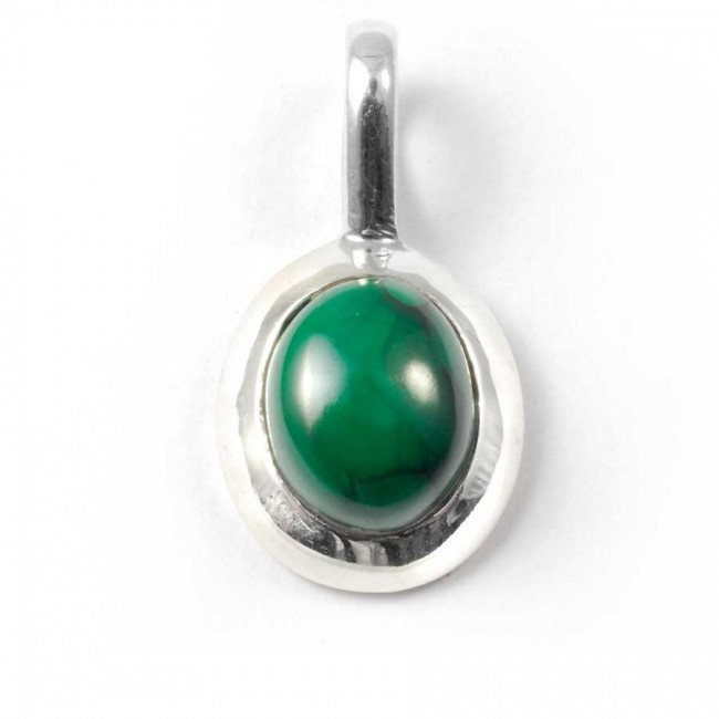 Curved Silver Pendant - Silver Jewellery - Boutique Nirvana