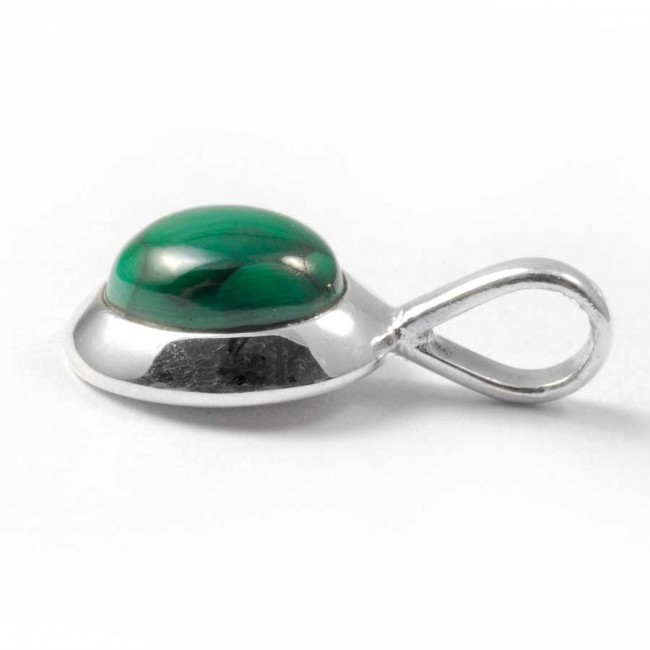 Curved Silver Pendant - Silver Jewellery - Boutique Nirvana