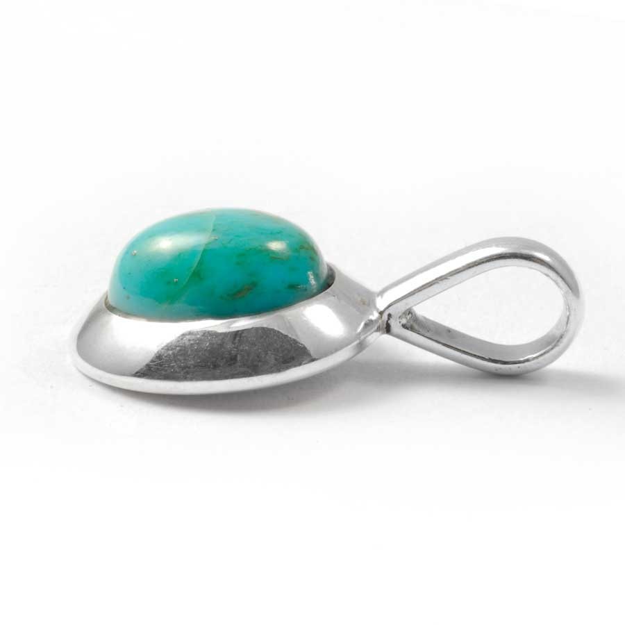 Pendentif pierre et argent avec contour épais - BIJOUX ARGENT - Boutique Nirvana