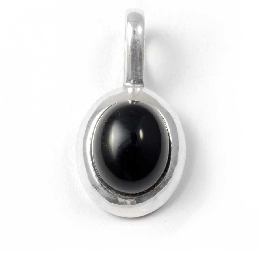 Curved Silver Pendant - Silver Jewellery - Boutique Nirvana