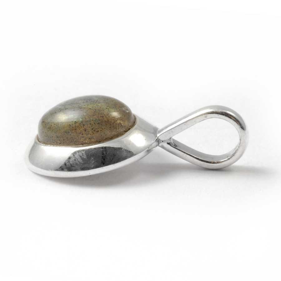 Pendentif pierre et argent avec contour épais - BIJOUX ARGENT - Boutique Nirvana