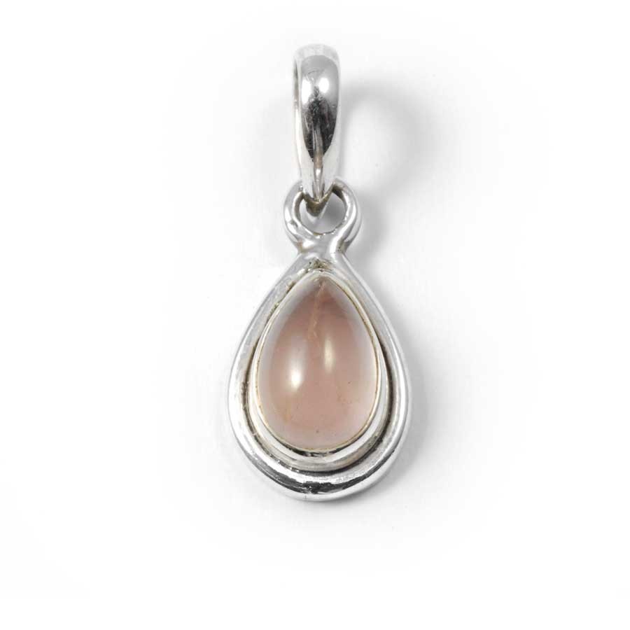 Teardrop Gemstone Pendant - Silver Jewellery - Boutique Nirvana