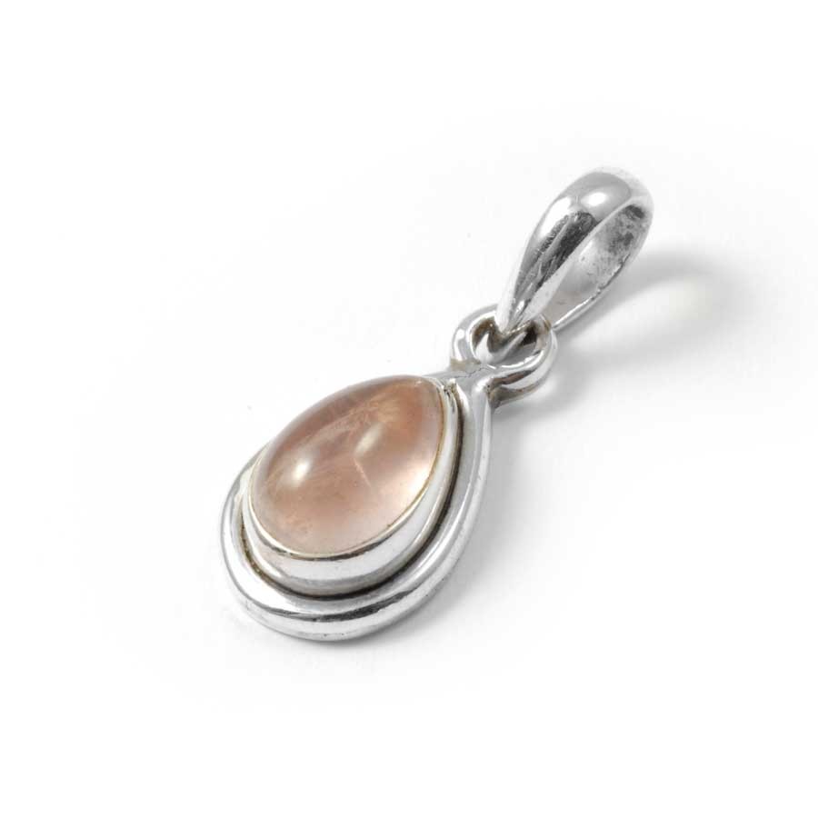 Teardrop Gemstone Pendant - Silver Jewellery - Boutique Nirvana