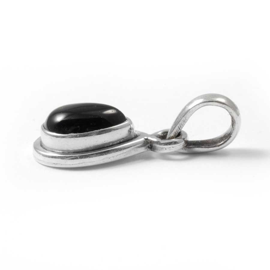 Petit pendentif argent et pierre en forme de Goutte - BIJOUX ARGENT - Boutique Nirvana