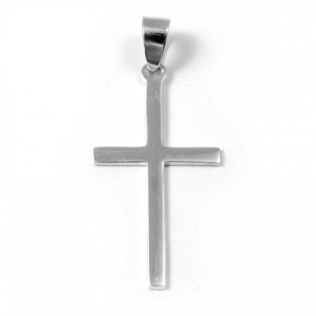 Classic Silver Cross Pendant - Silver Jewellery - Boutique Nirvana