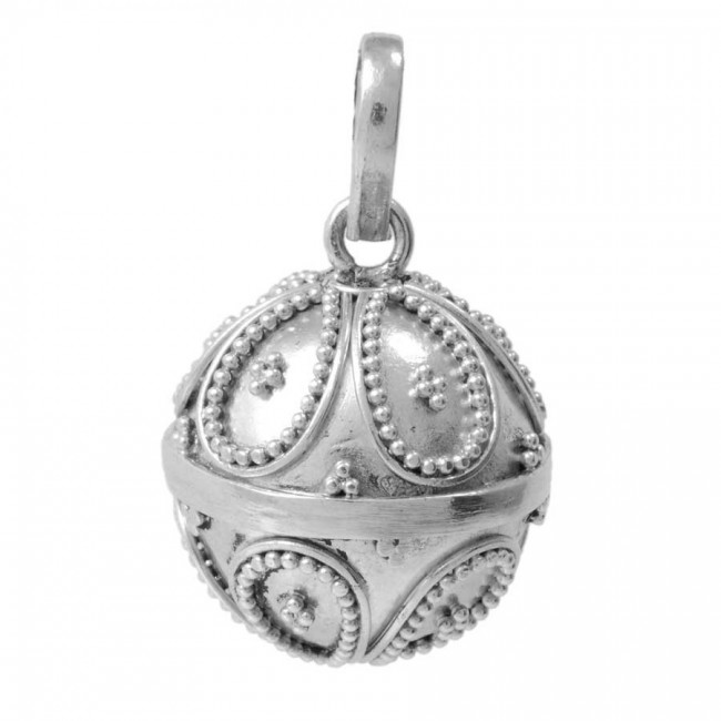 Adrika Bola Pendant - Silver Jewellery - Boutique Nirvana