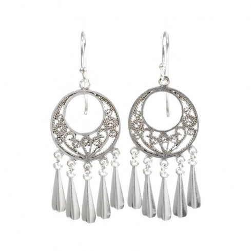 Bohemian Sterling Silver Tassel Earring Range - Silver Jewellery - Boutique Nirvana