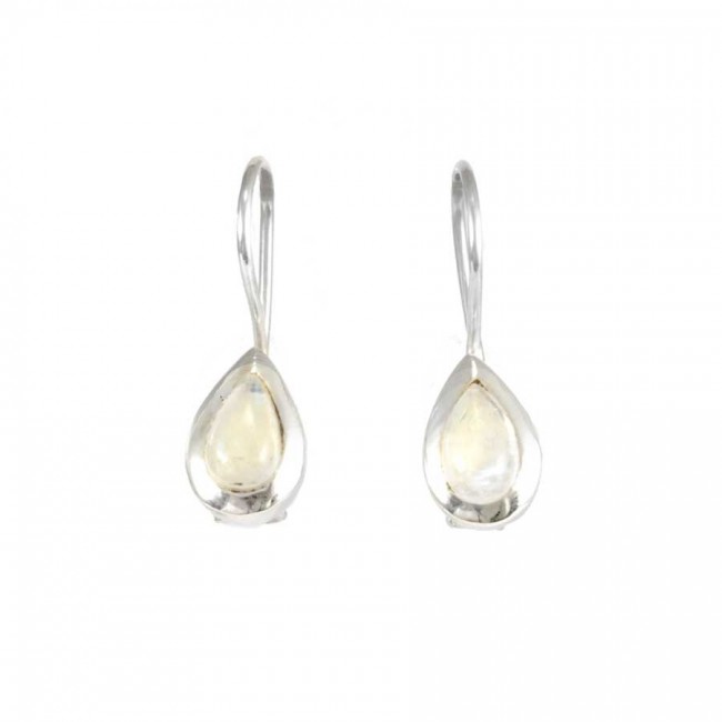 Boucles d'oreilles dormeuse en argent gouttes - BIJOUX ARGENT - Boutique Nirvana
