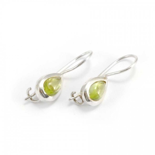 Boucles d'oreilles dormeuse en argent gouttes - BIJOUX ARGENT - Boutique Nirvana