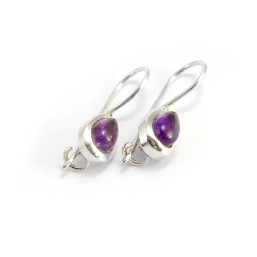 Boucles d'oreilles dormeuse en argent gouttes - BIJOUX ARGENT - Boutique Nirvana