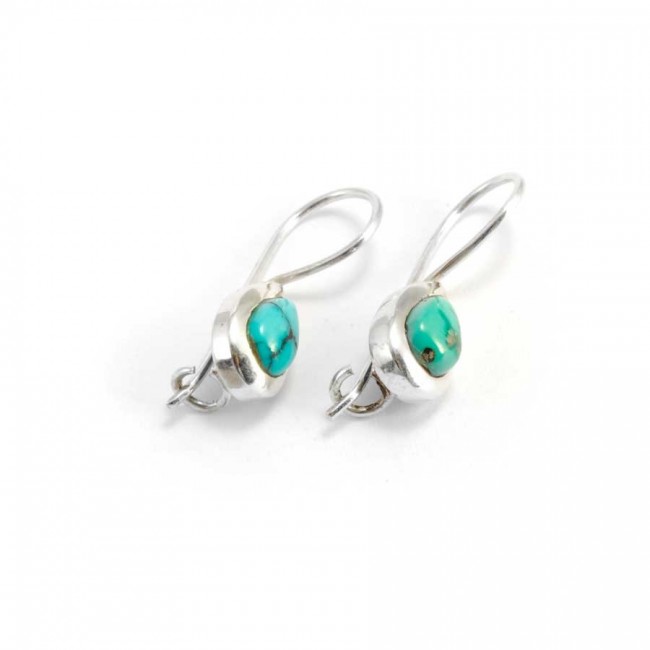 Boucles d'oreilles dormeuse en argent gouttes - BIJOUX ARGENT - Boutique Nirvana