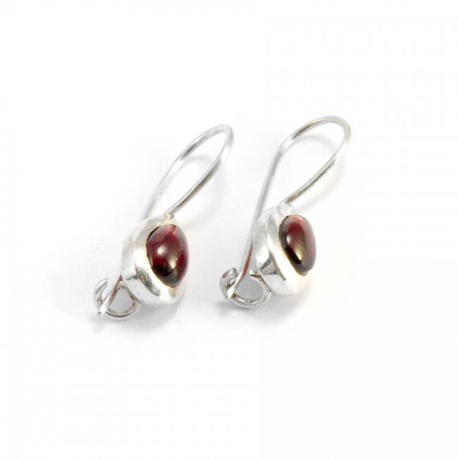 Boucles d'oreilles dormeuse en argent gouttes - BIJOUX ARGENT - Boutique Nirvana