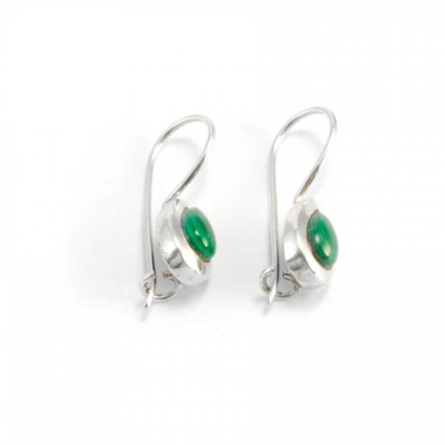 Boucles d'oreilles dormeuse en argent gouttes - BIJOUX ARGENT - Boutique Nirvana
