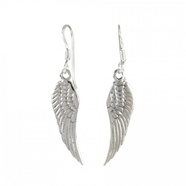 Small Silver Peace Earrings - Silver Jewellery - Boutique Nirvana