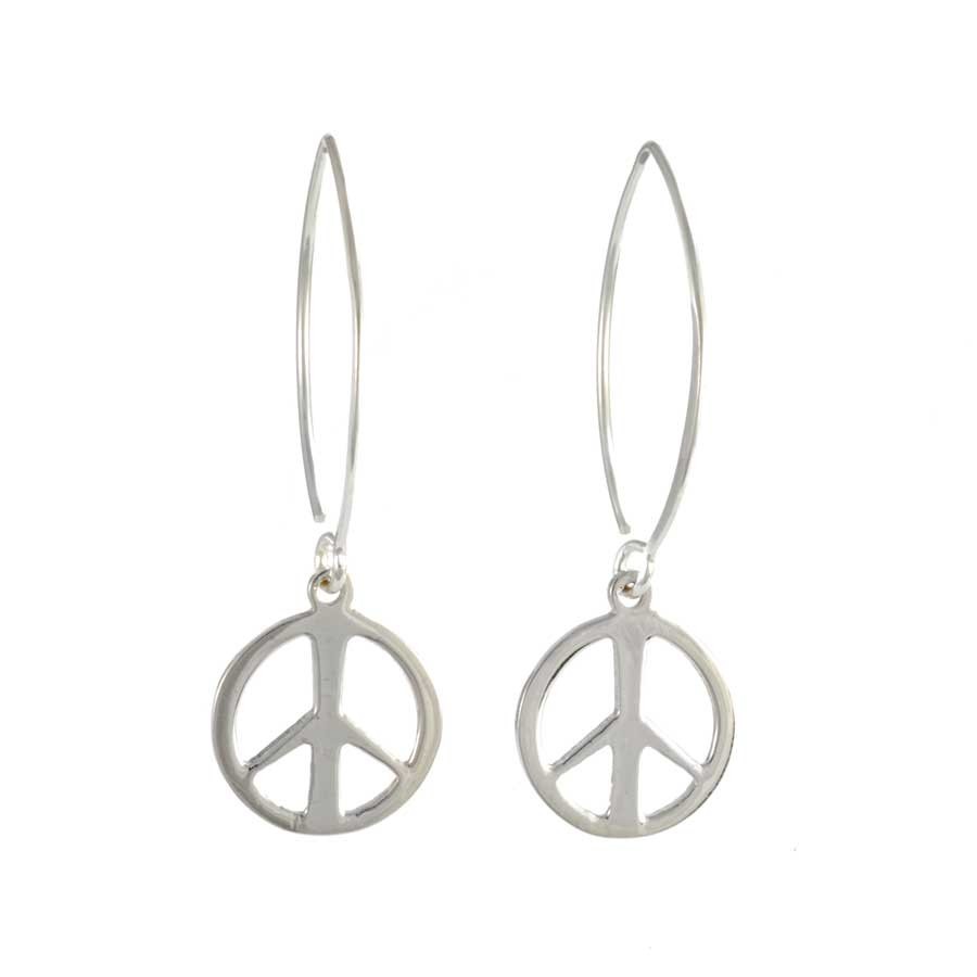 Boucles d'oreilles col de cygne et symbole - Accueil - Boutique Nirvana