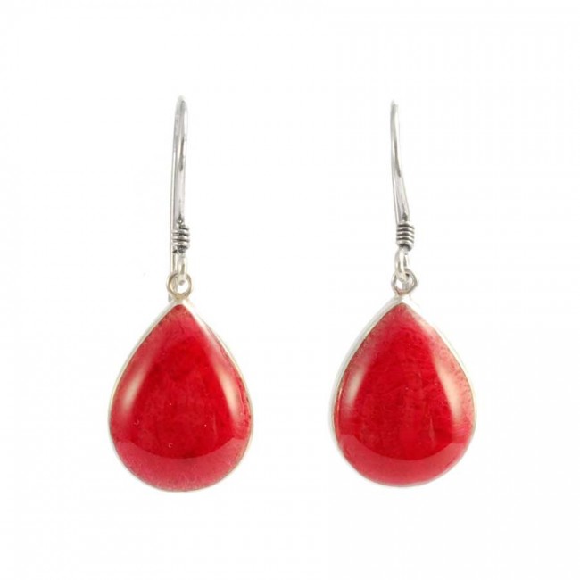 Boucles d'oreilles en argent gouttes - BIJOUX ARGENT - Boutique Nirvana