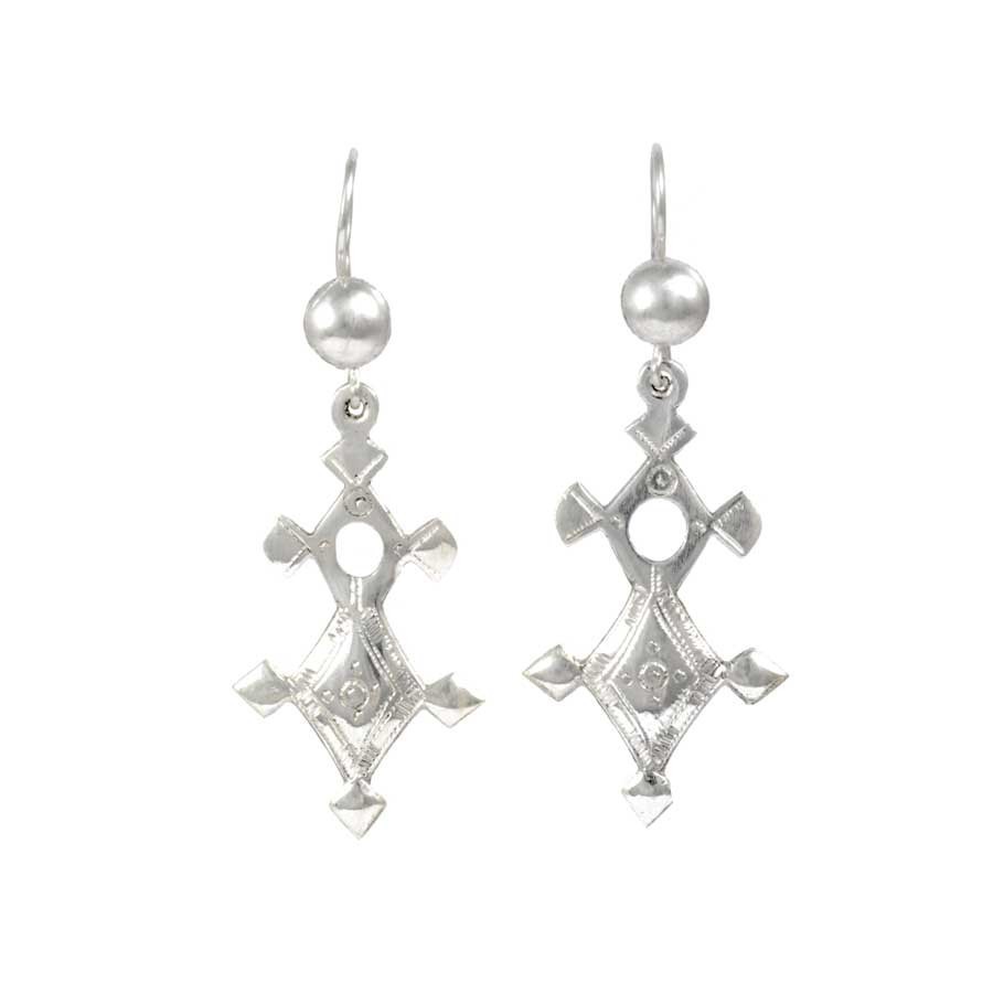 Sterling Silver Tuareg Cross Earring Range - Silver Jewellery - Boutique Nirvana