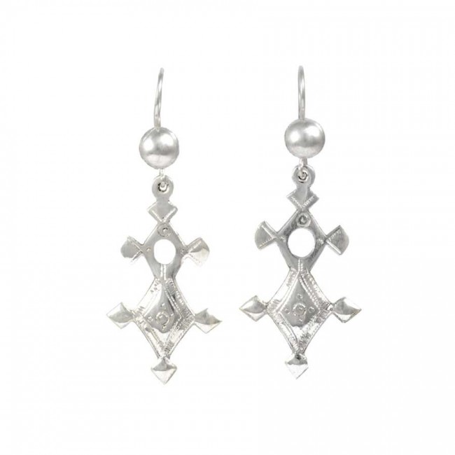 Sterling Silver Tuareg Cross Earring Range - Silver Jewellery - Boutique Nirvana