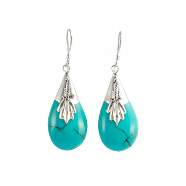 Boucles d'oreilles goutte - BIJOUX ARGENT - Boutique Nirvana