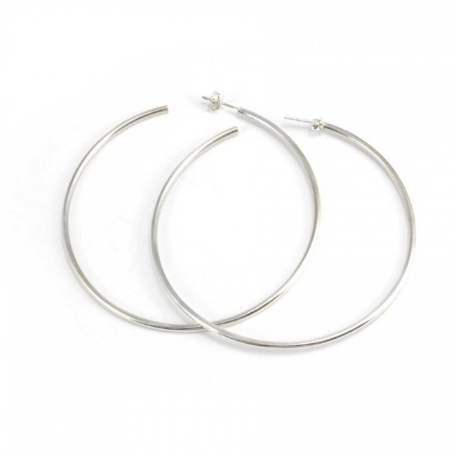 Boucles d'oreilles créoles ⌀ 5,5 cm - 0 - Boutique Nirvana