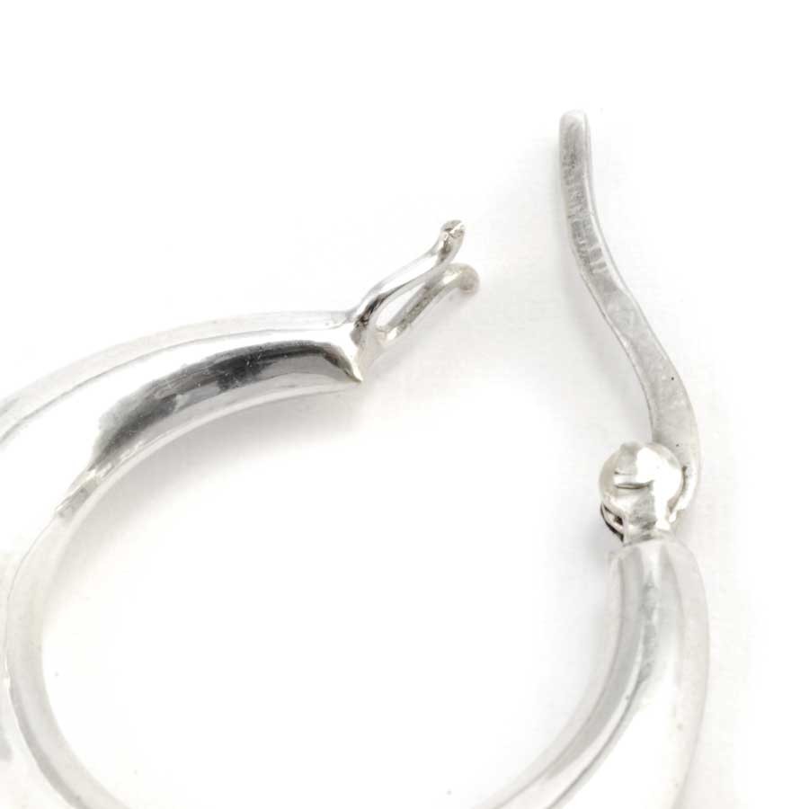 Small Silver Creole Hoop Earrings - Silver Jewellery - Boutique Nirvana