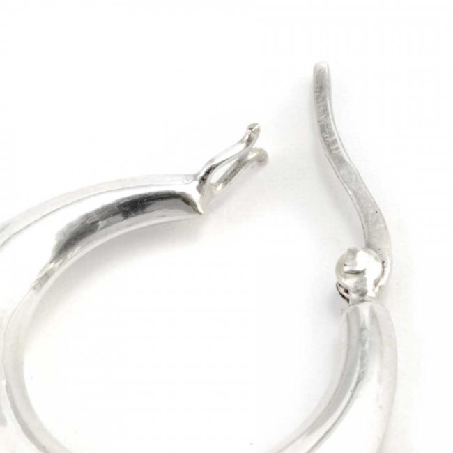Small Silver Creole Hoop Earrings - Silver Jewellery - Boutique Nirvana