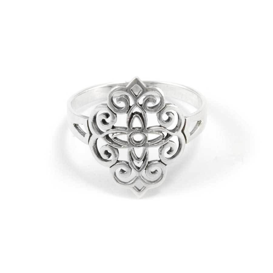 Celtic Silver Statement Ring - Silver Jewellery - Boutique Nirvana