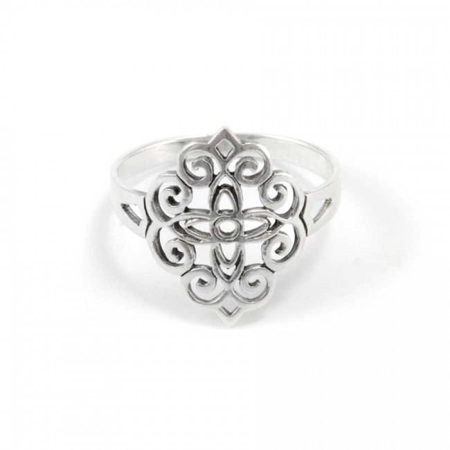 Celtic Silver Statement Ring - Silver Jewellery - Boutique Nirvana