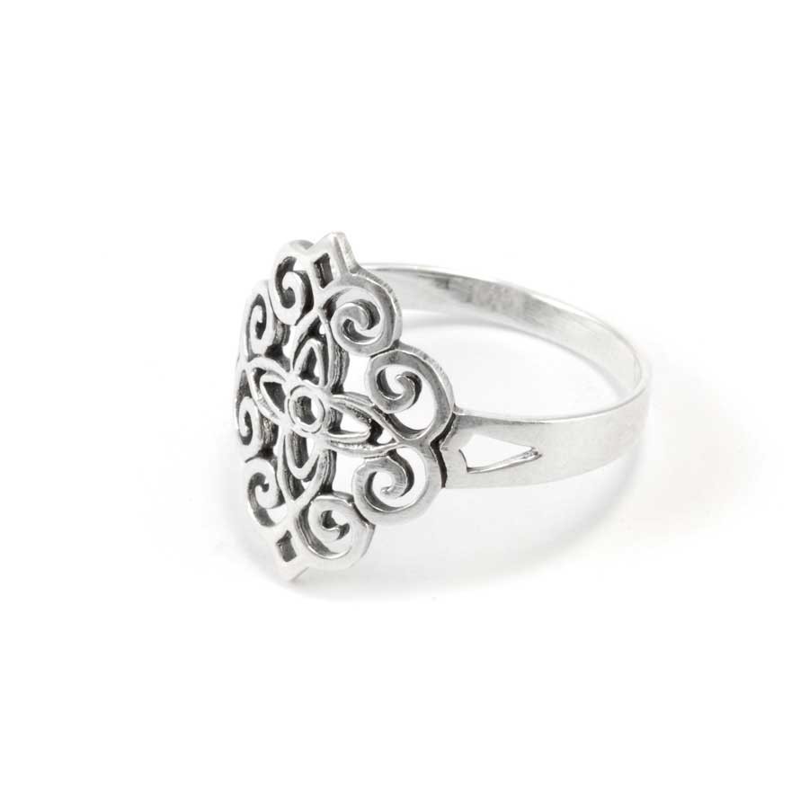 Celtic Silver Statement Ring - Silver Jewellery - Boutique Nirvana