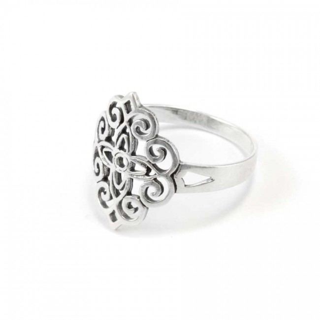 Celtic Silver Statement Ring - Silver Jewellery - Boutique Nirvana