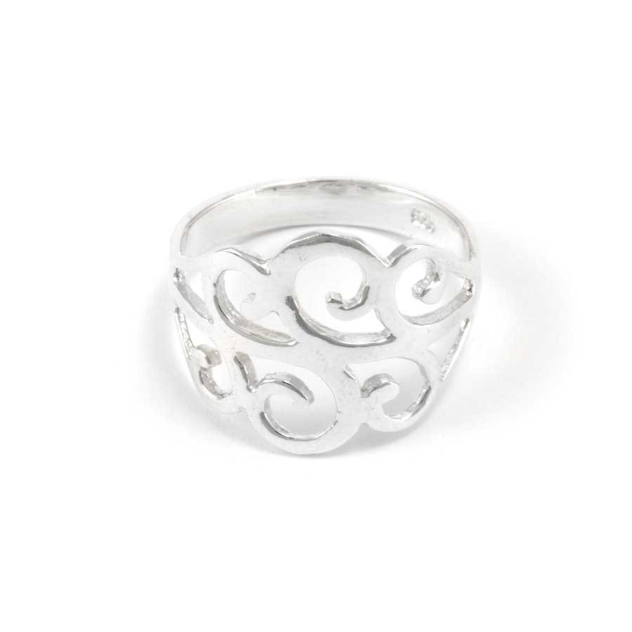 Celtic Spiral Silver Ring - Silver Jewellery - Boutique Nirvana