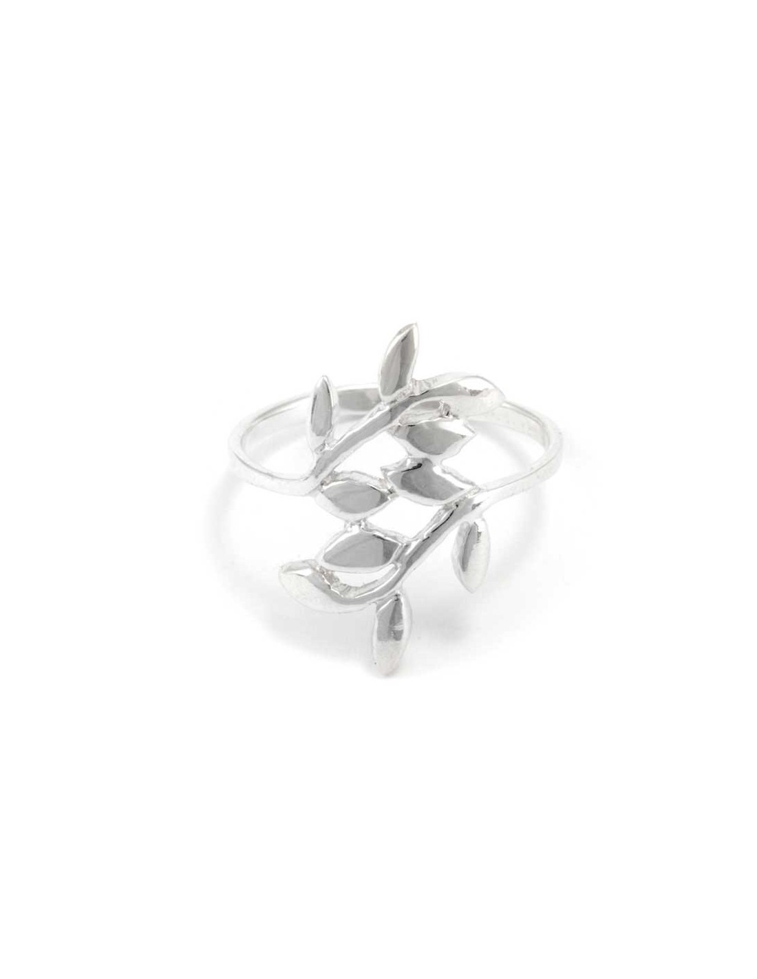 Sterling Silver Leaf Ring Boutique Nirvana