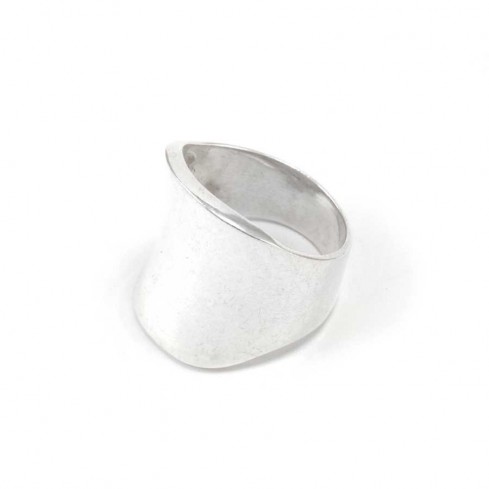 Large Smooth Silver Boho Ring - Silver Jewellery - Boutique Nirvana
