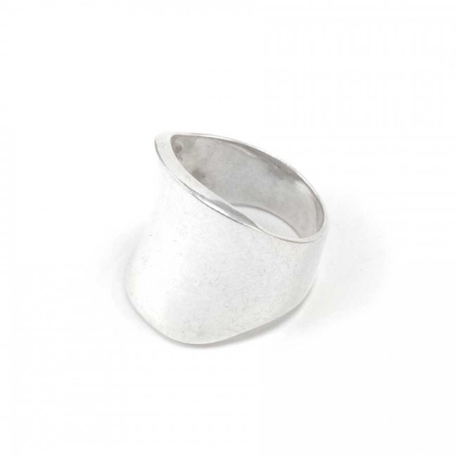 Bague argent large lisse - BIJOUX ARGENT - Boutique Nirvana