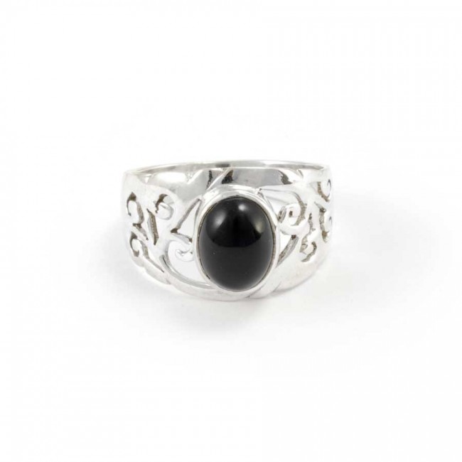 Bague argent Kochi ajourée fine pierre - BIJOUX ARGENT - Boutique Nirvana