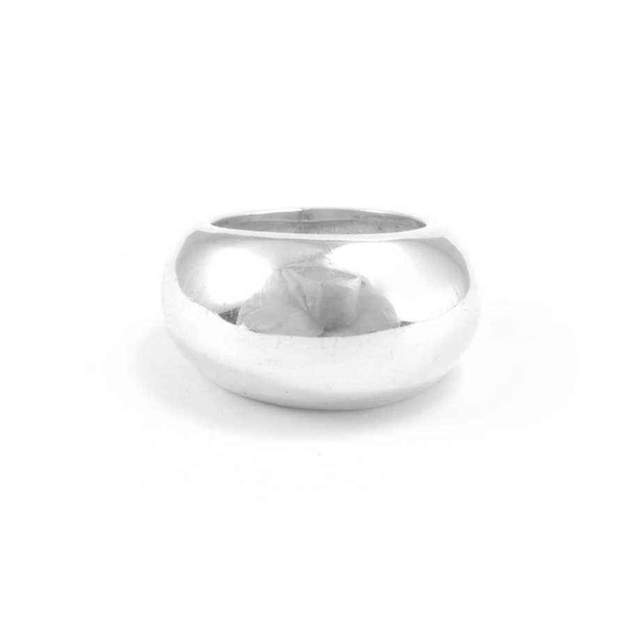Bague argent bombée lisse - BIJOUX ARGENT - Boutique Nirvana