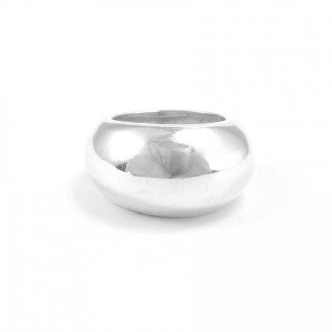 Bague argent bombée lisse - BIJOUX ARGENT - Boutique Nirvana
