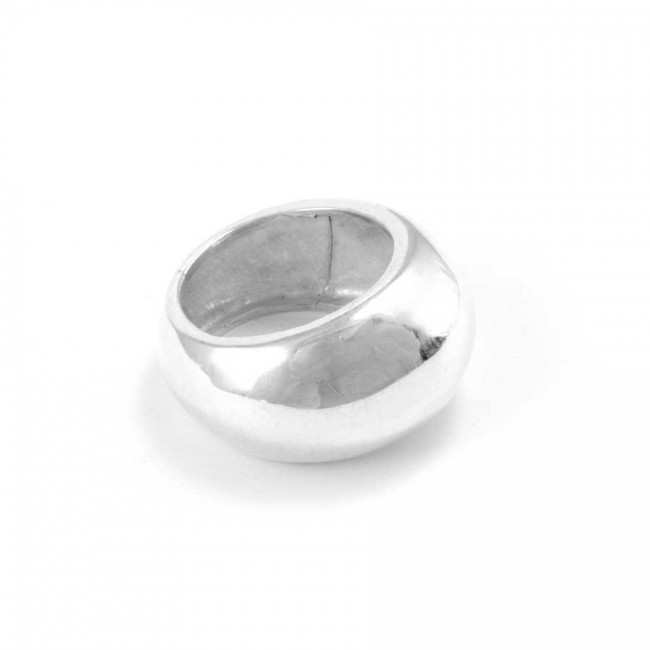 Bague argent bombée lisse - BIJOUX ARGENT - Boutique Nirvana