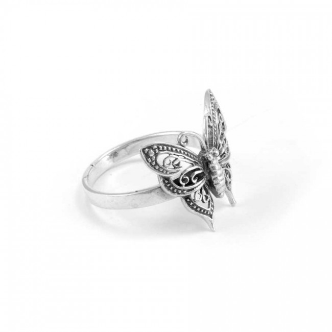Little Silver Butterfly Ring - Silver Jewellery - Boutique Nirvana