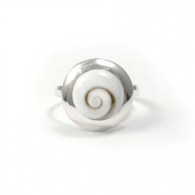 Bague argent ajustable ronde Ste Lucie - BIJOUX ARGENT - Boutique Nirvana