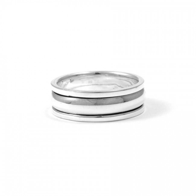 Multilayered Silver Spinning Ring - Silver Jewellery - Boutique Nirvana