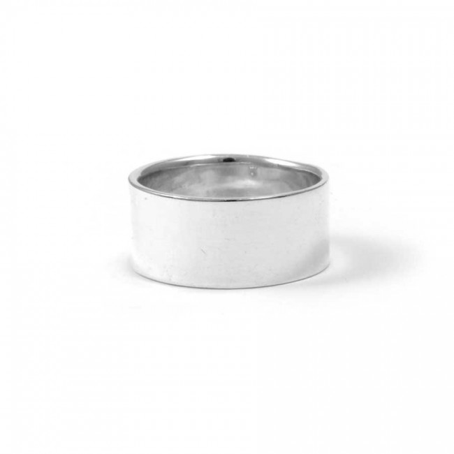 Bague argent anneau large lisse - BIJOUX ARGENT - Boutique Nirvana