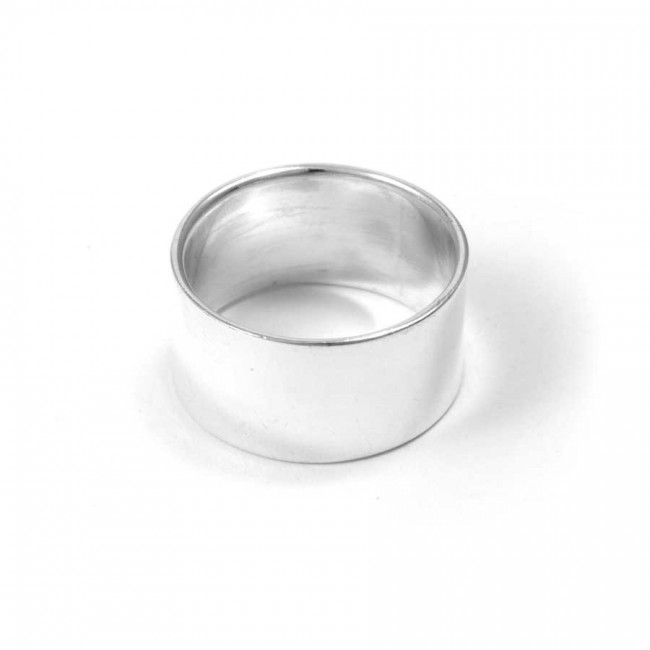 Bague anneau argent large lisse - BIJOUX ARGENT - Boutique Nirvana